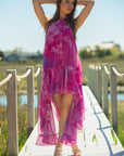 ONE33 SOCIAL - The Lila High Low Halter Gown -