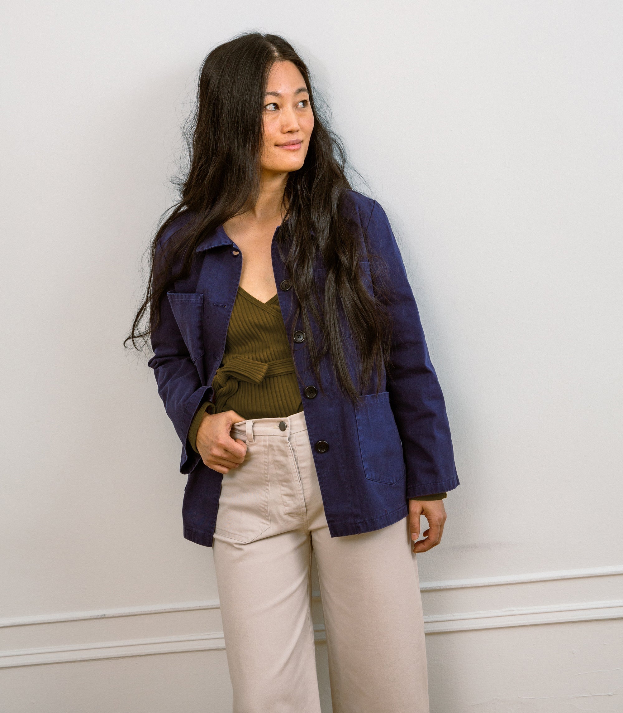 Loup - Simone Wide Crop Pants - Sand -