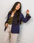 Anjelica Work Jacket - Twilight