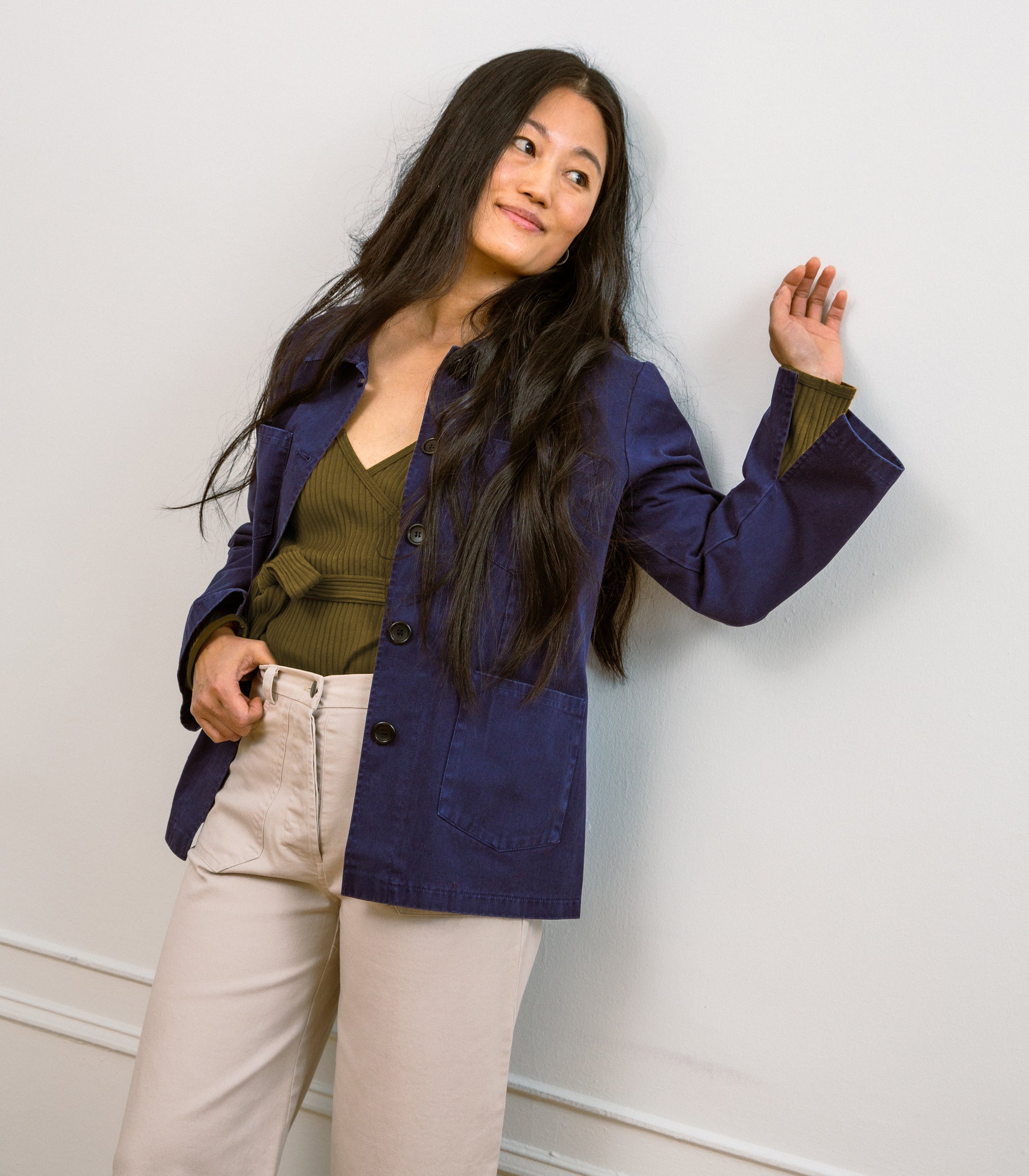 Loup - Simone Wide Crop Pants - Sand -