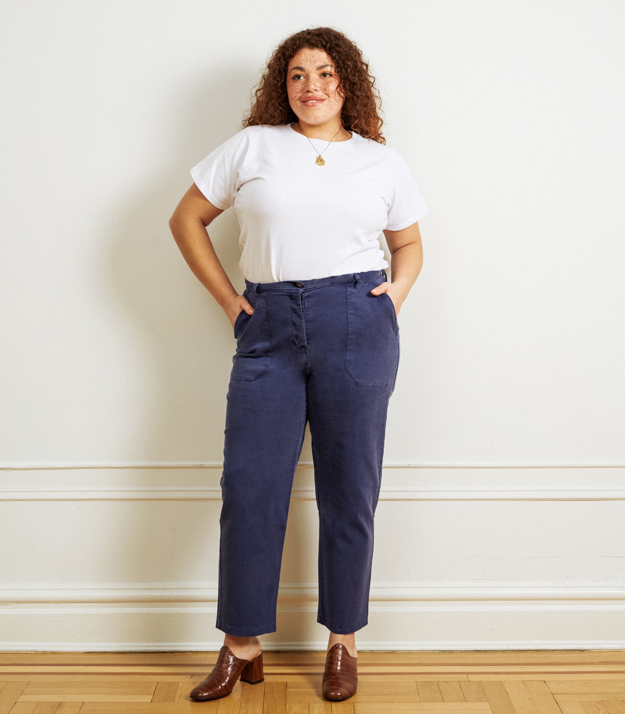 Loup - James Straight-Leg Work Pant - Twilight -