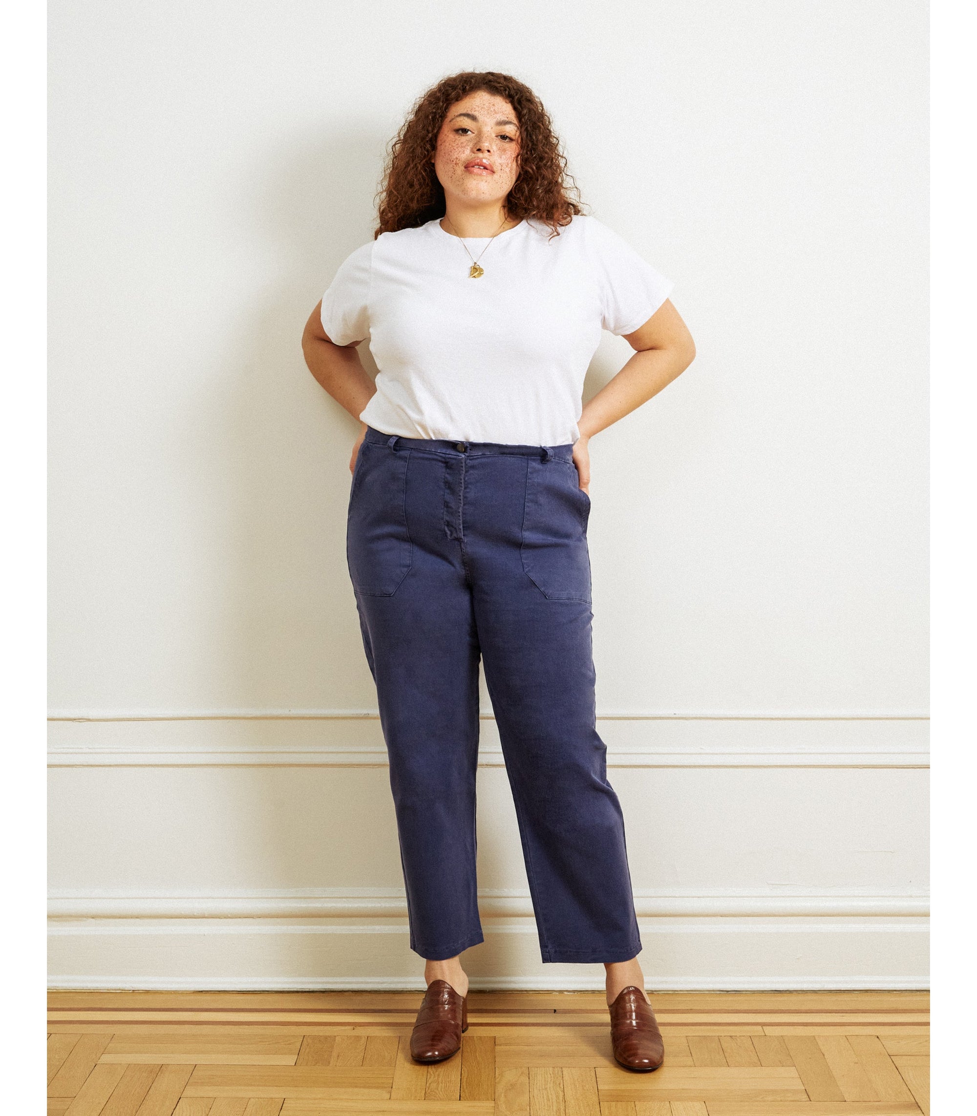 Loup - James Straight-Leg Work Pant - Twilight -