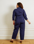 Loup - Wallis Long Sleeve Zip Jumpsuit - Twilight -