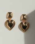 Luv Aj - Two-Tone Heart Earrings -