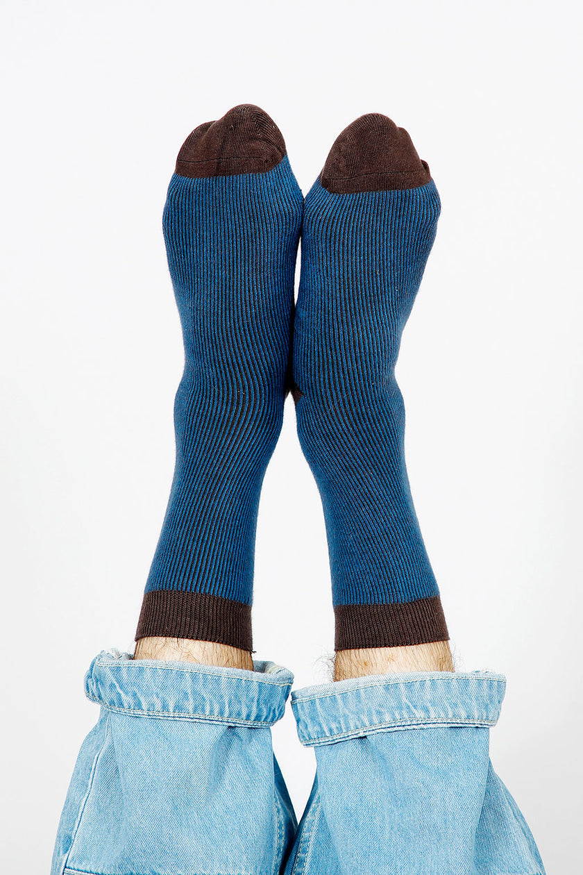 Tailored Union - Raye - Blue Men's Socks -