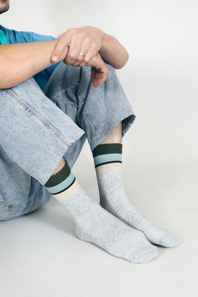 Tailored Union - Sam - Heather Grey Men's Socks -