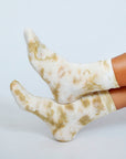Tailored Union - Terry Tie Dye Ankle Socks - Sand -