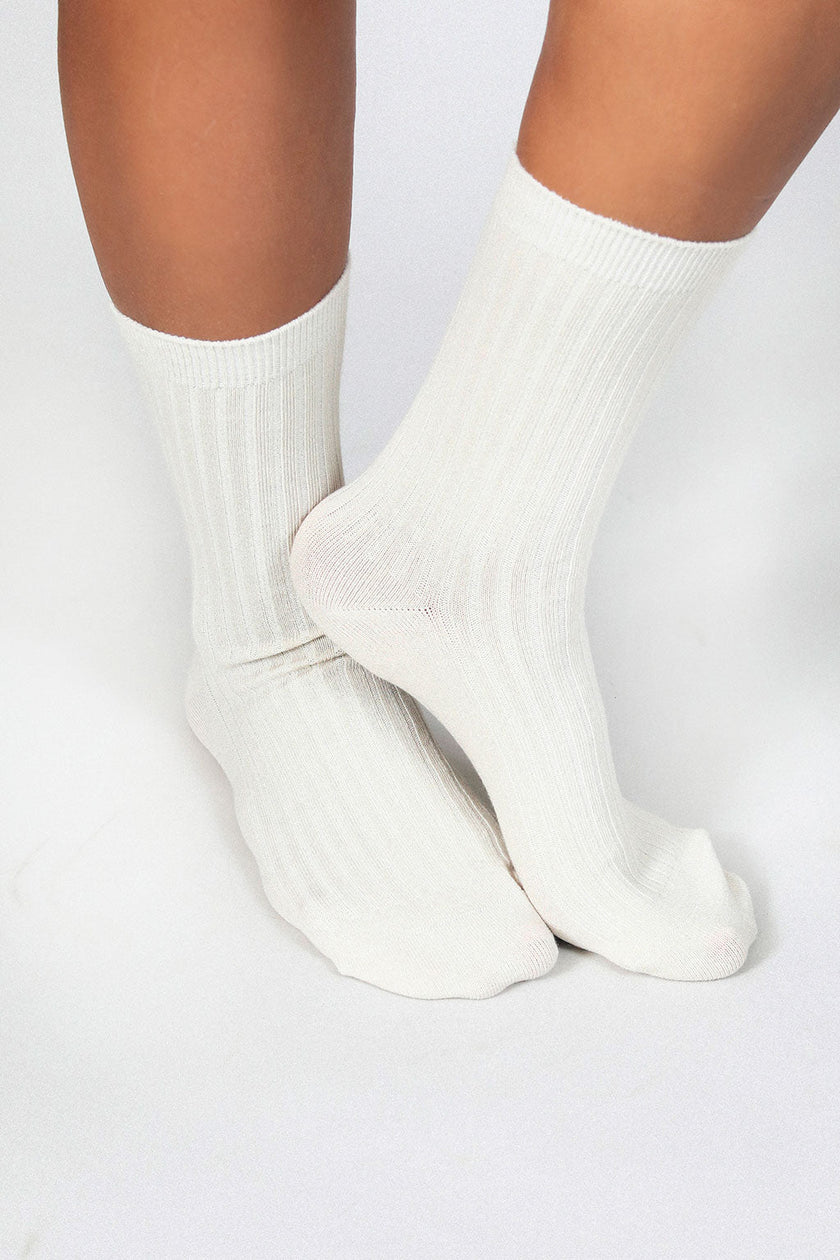 Tailored Union - Luxe Sock - Ecru -