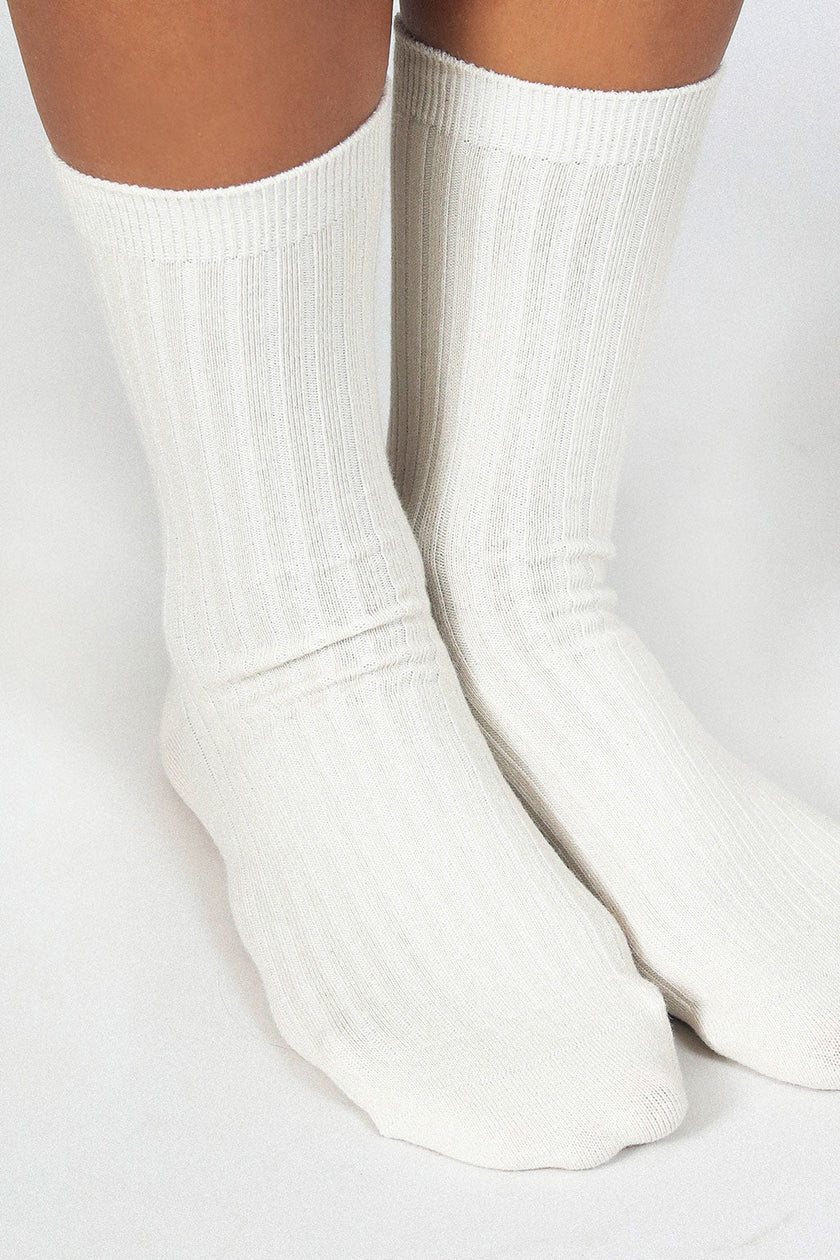 Tailored Union - Luxe Sock - Ecru -