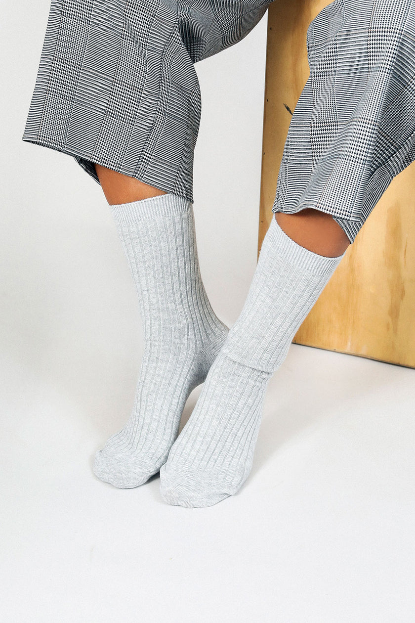 Tailored Union - Luxe Sock - Heather Grey -