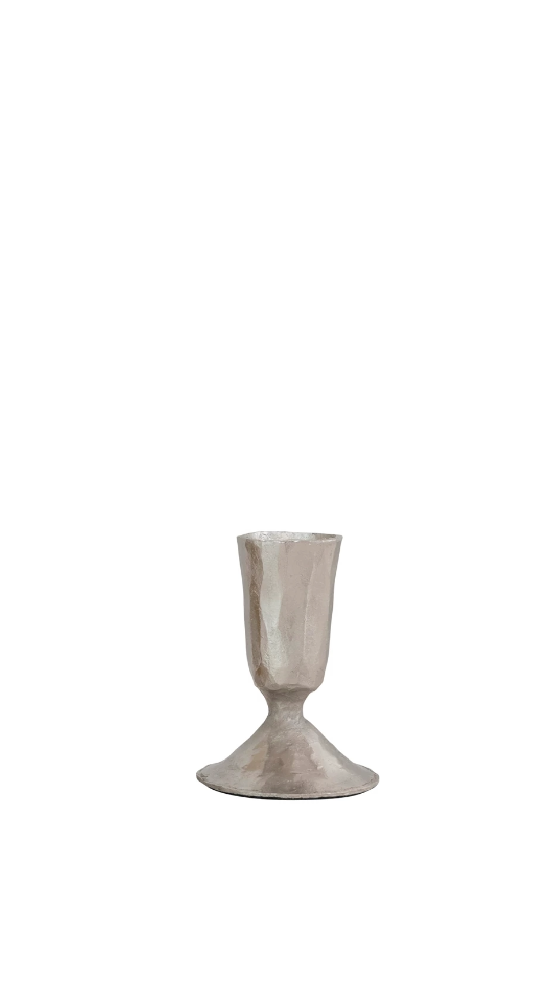 Creative Co. - Metal Taper Holder - Silver -