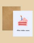 Nice Paper - Greeting Card - Older Hotter Wiser -