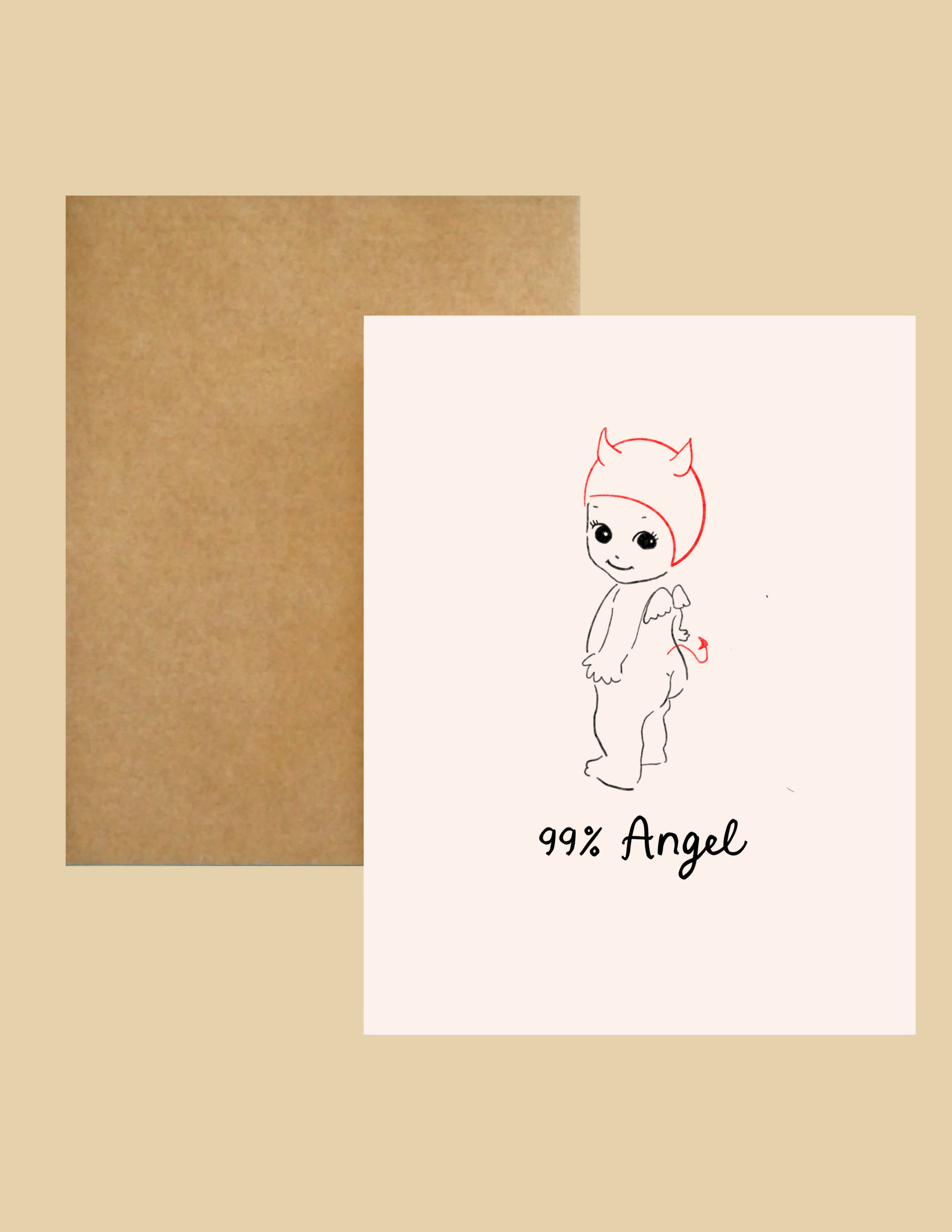 Nice Paper - Greeting Card - 99% Angel -