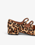 Intentionally Blank - Venezuela Double Strap Cowhide Mary Jane - Leopard -