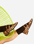 Intentionally Blank - Venezuela Double Strap Cowhide Mary Jane - Leopard -
