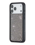 Wildflower iPhone case 17 Pro Max Rhinestone | White Sparkle Cute