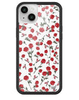 Wildflower Red Roses iPhone 14 Plus Case