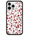 Wildflower Red Roses iPhone 14 Pro Max Case