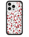 Wildflower Red Roses iPhone 15 Pro Case