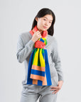 Verloop - Waterfall Stripe Big Scarf -