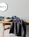 ettitude - Bamboo Waffle Towels - Slate