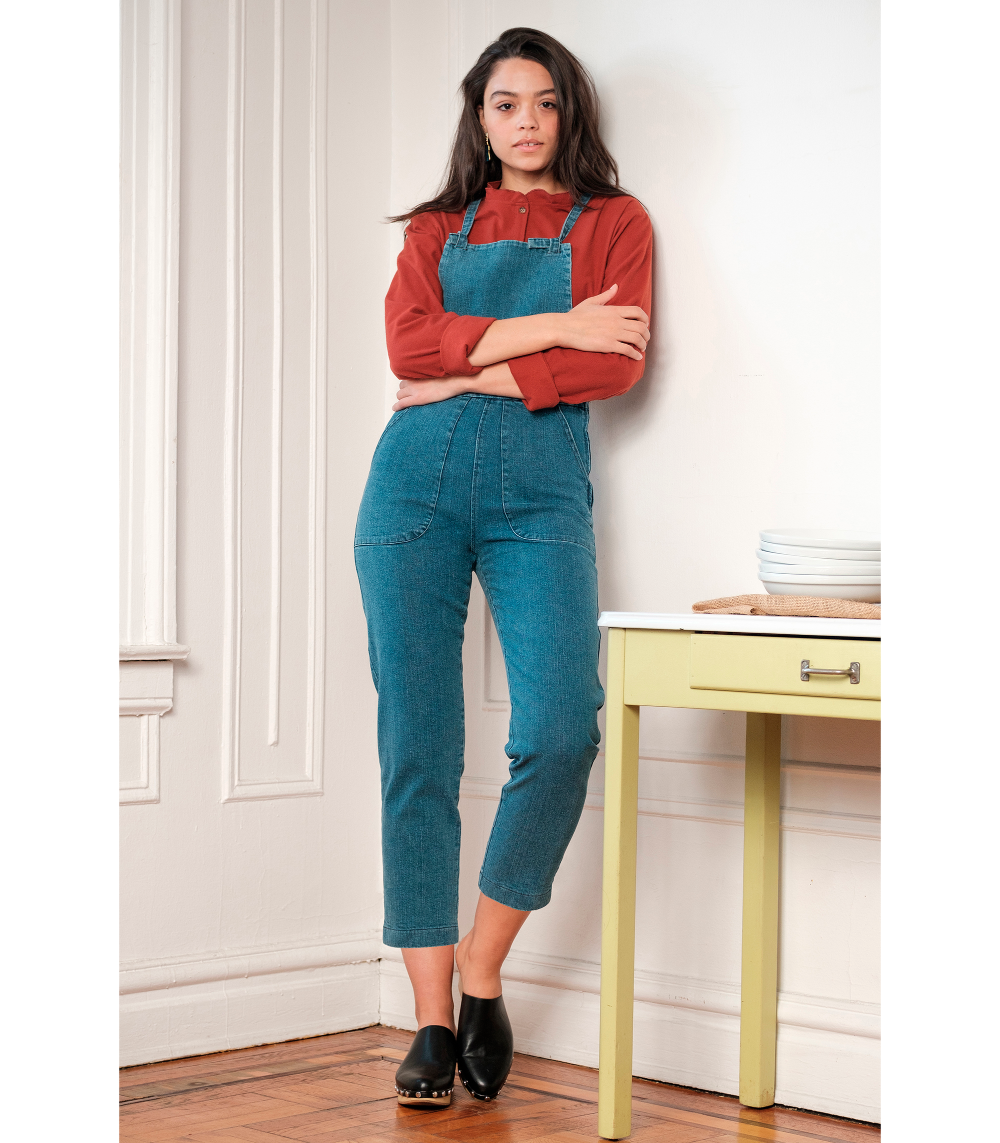 Loup - Knot Overalls - Washed Indigo -