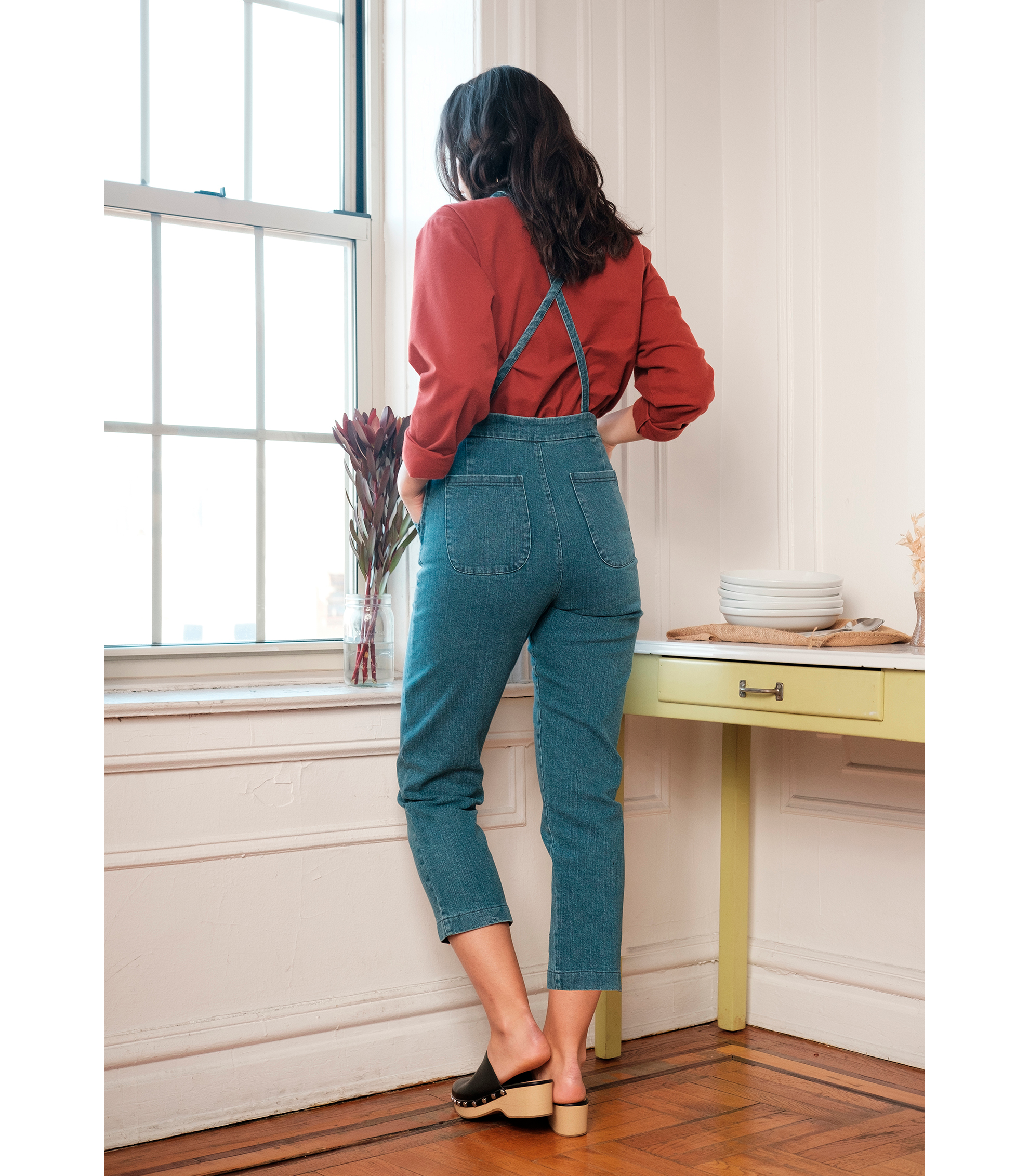 Loup - Knot Overalls - Washed Indigo -