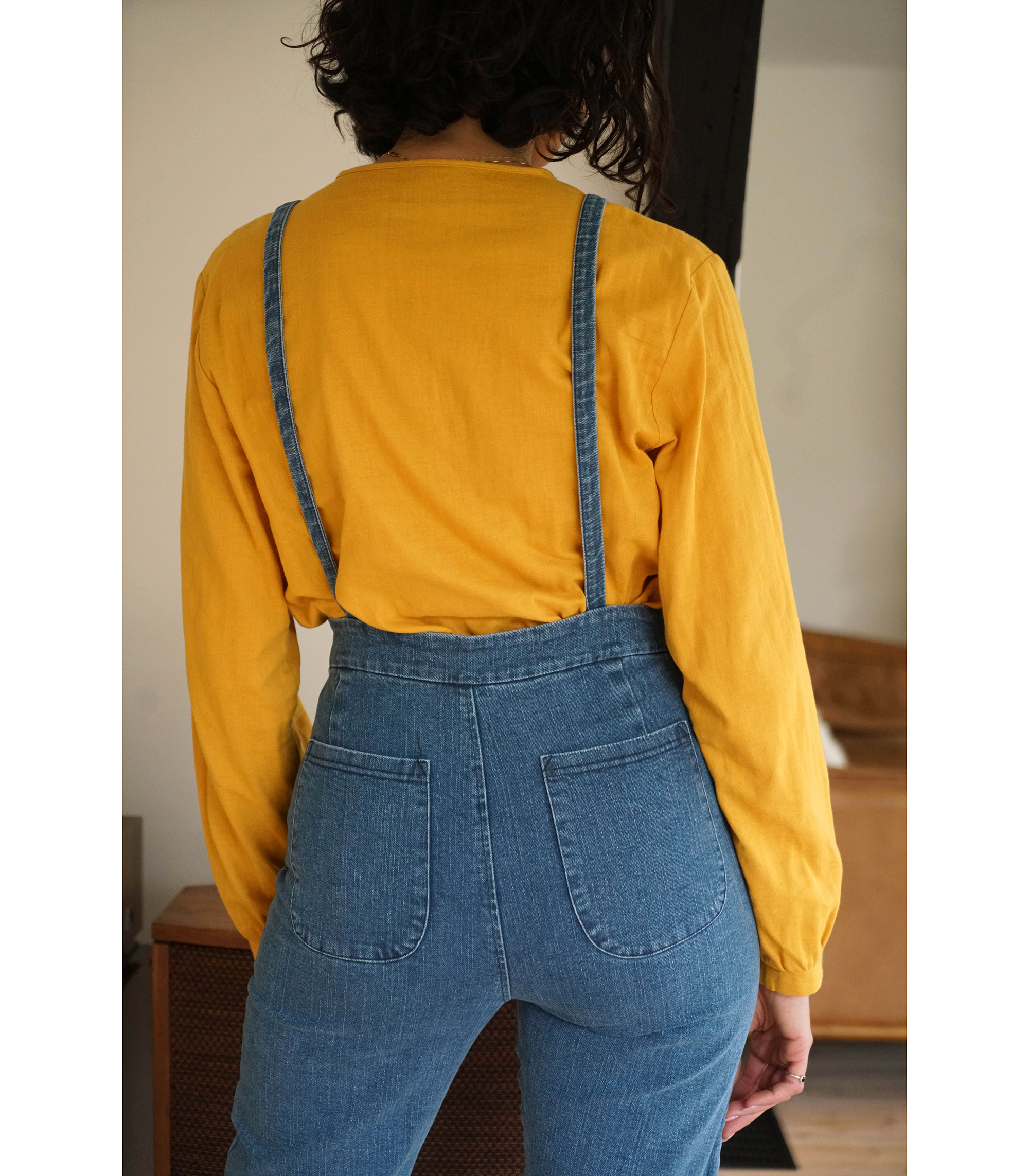 Loup - Knot Overalls - Washed Indigo -
