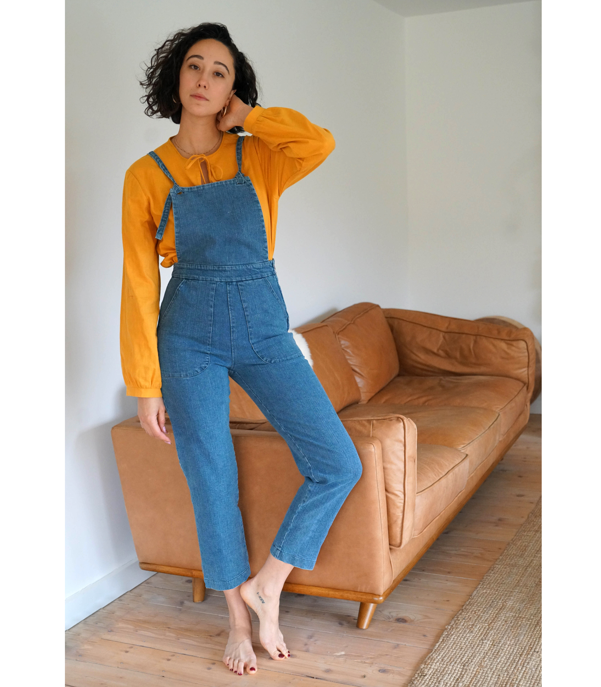 Loup - Knot Overalls - Washed Indigo -