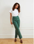 Loup - Agnes High Rise Painter Pants - Hunter -