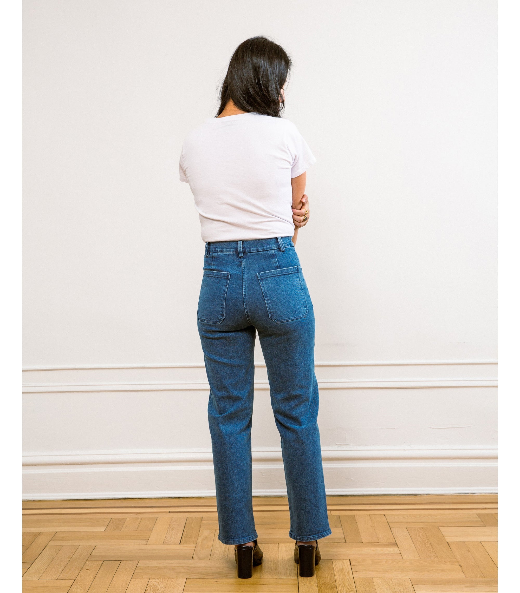Loup - Parker Straight Leg Jeans - Washed Indigo -