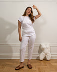 Loup - Knot Overalls - White -