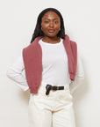 Penny Washed Long Sleeve Tee - White