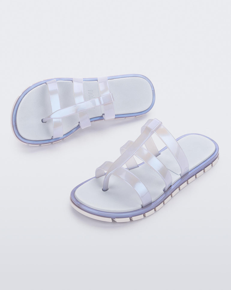 Melissa - Path Slide - Blue/White -