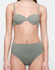 Organic Basics - Swim High-Rise Bikini Bottom - Seaweed -