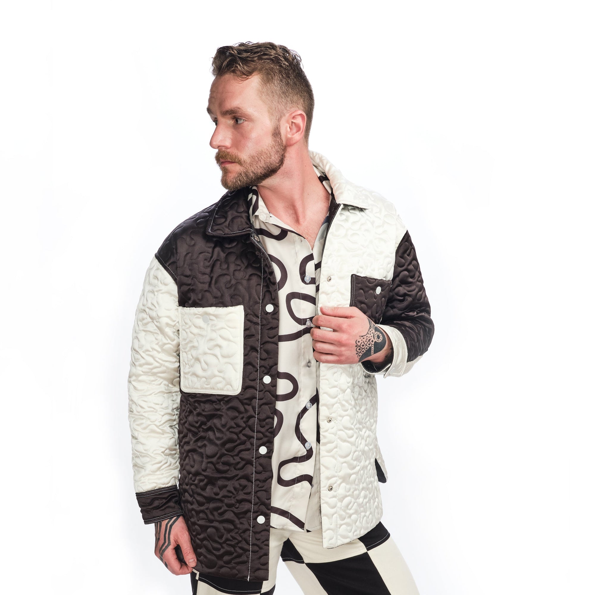 Boyko - Billie Jacket Quilted - Black/Ivory -