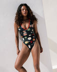 Lisa Says Gah - Gena One Piece - Caviar Dreams Black -