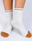 Tailored Union - Basal Crew Sock - Heather Grey -