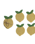 Creative Co. - Beaded Lemon Coasters, Set of 4 -