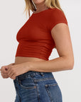 Organic Basics - Core Baby Tee - Rust -