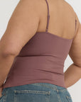 Organic Basics - Core Cami - Rose Wood -