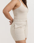 Organic Basics - Core Halter Top - Sandstone -