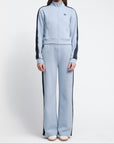 Organic Basics - Track Zip Up Jacket - Ocean Breeze -