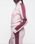 Organic Basics - Track Zip Up Jacket - Vintage Pink -