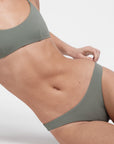 Organic Basics - Swim Cheeky Bikini Bottom - Seaweed -