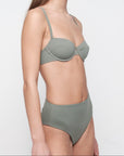 Organic Basics - Swim Underwire Bikini Top - Seaweed -