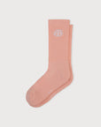 Organic Basics - Core Butterfly Crew Rib Socks - Marshmallow Pink -