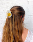 Jenny Lemons - Large Egg Hair Claw -