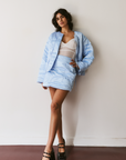Iris Embroidered Satin Jacket