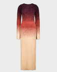 Saemdi - Mira Gradient Fuzzy Knit Dress -